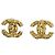 Orecchini Chanel Vintage Coco Mark Motivo Lava D'oro