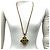 Chanel Vintage Coco Mark Motif Halskette Golden - Ansicht 2