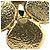 Chanel Vintage Coco Mark Motif Halskette Golden - Ansicht 3
