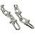 Autre Marque Bracciale con charm Tiffany & Co. HardWear in argento - vista 4