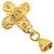 Broche Chanel Coco Mark Gold Dourado