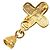Broche Chanel Coco Mark Gold Dourado - vista 2