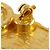 Broche Chanel Coco Mark Gold Dourado - vista 4