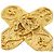 Broche Chanel Coco Mark Gold Dourado - vista 7