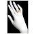 Versace 1 Ring aus 18K Gelbgold und weißer Keramik Golden - Ansicht 8