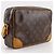 Borsa a tracolla Louis Vuitton Trocadero 24 Marrone - vista 3
