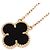 Collana da donna Van Cleef & Arpels 750YG Onyx Vintage Alhambra - vista 2