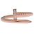 Anello Cartier Juste un Clou in oro rosa - vista 4