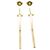 Autre Marque Tiffany & Co. 750YG T Wire Bar Ohrringe - Ansicht 4