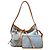Borsa a tracolla da donna Louis Vuitton Carryall NM PM Blu