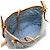 Borsa a tracolla da donna Louis Vuitton Carryall NM PM Blu - vista 6