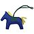 Hermès Hermes Rodeo Charm GM Blau Golden