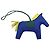 Hermès Hermes Rodeo Charm GM Blau Golden - Ansicht 2