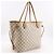 Sac Cabas Louis Vuitton Neverfull MM Blanc - vue 3
