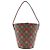 Borsa a secchiello Gucci Marrone Rosa