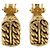 Orecchini a clip Chanel Coco Mark D'oro - vista 4