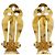 Orecchini a clip Chanel Coco Mark D'oro - vista 5