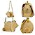 Bolso de hombro bucket Bunny Loewe Beige - vista 2
