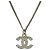Collana Chanel in strass argento