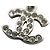 Collana Chanel in strass argento - vista 7