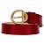 Louis Vuitton Monogram Vernis Belt Red