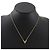 Collier Louis Vuitton Essential V Doré - vue 2
