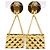 Brincos de clip Chanel Coco Mark Dourado - vista 3
