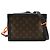 Louis Vuitton Soft Trunk Shoulder Bag Brown