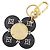 Louis Vuitton Porte-Clé Vivienne Flower Keychain Rosso D'oro - vista 2