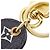Louis Vuitton Porte-Clé Vivienne Flower Keychain Rosso D'oro - vista 5