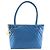 Borsa Tote Chanel Vintage Chevron Blu