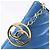 Borsa Tote Chanel Vintage Chevron Blu - vista 17