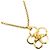 Colar Chanel Coco Mark Flower Dourado