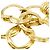 Colar Chanel Coco Mark Flower Dourado - vista 4