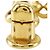 Colar Chanel Coco Mark Flower Dourado - vista 7