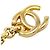 Colar Chanel Coco Mark Flower Dourado - vista 8
