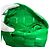 Borsa a tracolla in pelle verde Bottega Veneta - vista 5