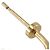 Pendientes Louis Vuitton Bookle Dreille Blooming Dorado - vista 5