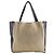 Céline Bolso Celine Cabas Kaba Gazette Tote Bag Negro Beige