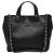 Chanel Coco Mark Wild Stitch Tote Bag Schwarz