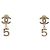 Boucles d'oreilles puces Chanel Coco Mark No. 5 Doré