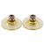 Boucles d'oreilles puces Chanel Coco Mark No. 5 Doré - vue 7