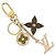 Louis Vuitton Portecle Spring Street Keychain Bag Charm Golden Monogram