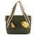 Mini borsa tote Prada in nylon kaki Cachi