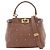Borsa Fendi Peekaboo XS Rosa