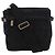 Borsa a tracolla Chanel in tela di nylon nera Nero