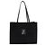 Fendi Logo Plate Tote Bag Schwarz