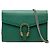 Borsa a tracolla con catena portafoglio Gucci Dionysus Verde