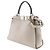 Borsa a mano Fendi Peekaboo Selleria Medium Grigio - vista 2