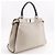 Borsa a mano Fendi Peekaboo Selleria Medium Grigio - vista 3